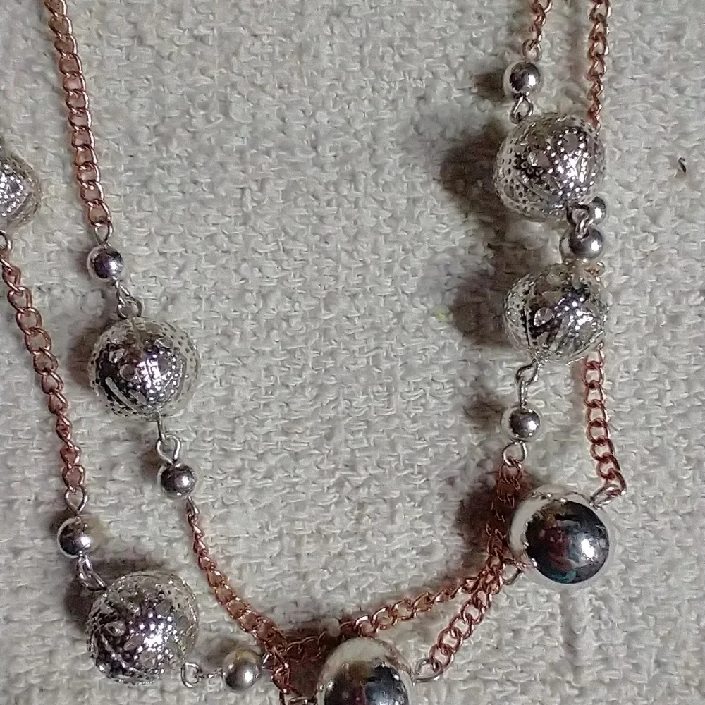 Vintage coppertone silvertone
